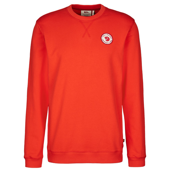 1960 LOGO BADGE SWEATER M Herren - Sweatshirt-FLAME ORANGE