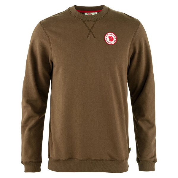 1960 LOGO BADGE SWEATER M Herren - Sweatshirt-DARK OAK