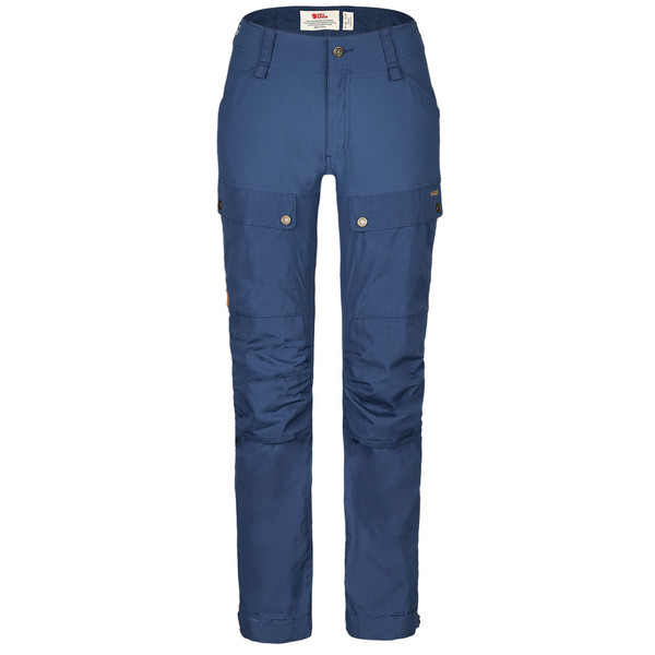 KEB TROUSERS CURVED W Damen - Trekkinghose-INDIGO BLUE