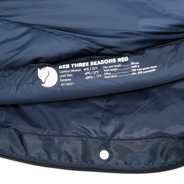 Fjällräven KEB THREE SEASONS REGULAR Unisex - Daunenschlafsack Ansicht 8