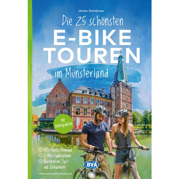 DIE 25 SCHÖNSTEN E-BIKE TOUREN IM MÜNSTERLAND - Radwanderführer Ansicht 1