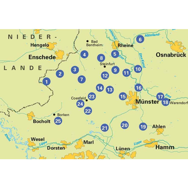 DIE 25 SCHÖNSTEN E-BIKE TOUREN IM MÜNSTERLAND - Radwanderführer Ansicht 2
