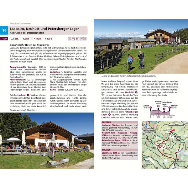 ALM- UND HÜTTENWANDERN SÜDTIROL OST - Wanderführer Ansicht 6