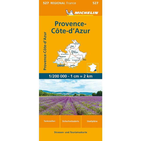 MICHELIN PROVENCE COTE D'AZUR - Straßenkarte