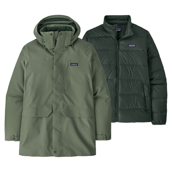 M'S TRES 3-IN-1 PARKA Herren - Doppeljacke-OLD GROWTH GREEN
