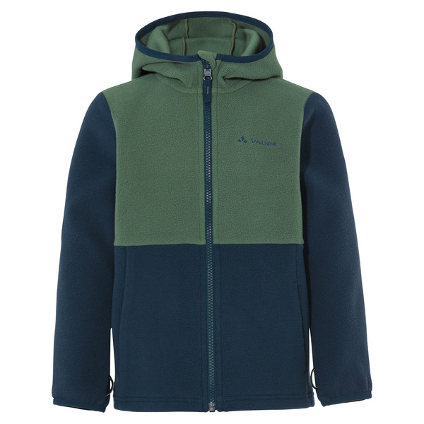 PULEX HOODED JACKET II Kinder - Fleecejacke-WOODLAND/DARK SEA