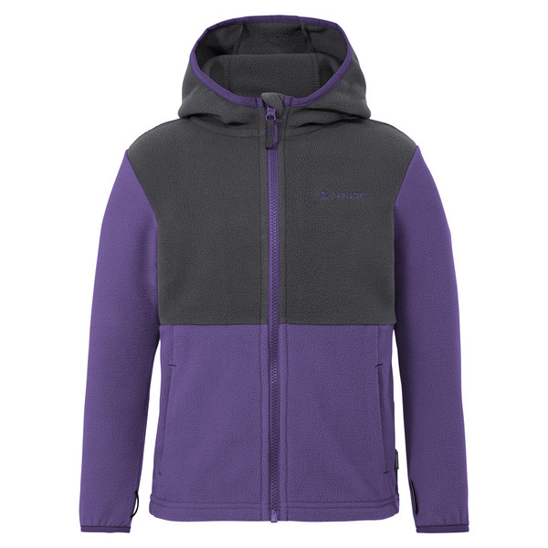 PULEX HOODED JACKET II Kinder - Fleecejacke-DEEP PLUM