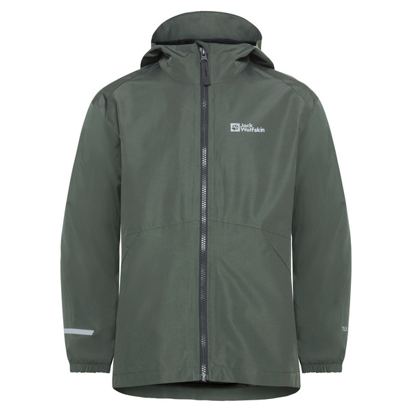 ICELAND 3IN1 JACKET K Kinder - Doppeljacke-SLATE GREEN / SLATE GREEN