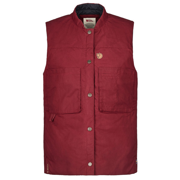 SINGI PADDED VEST W Damen - Weste-BORDEAUX RED
