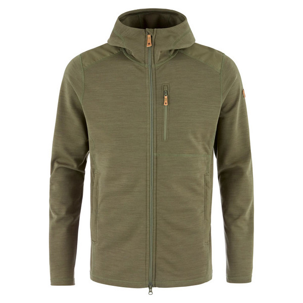 KEB FLEECE HOODIE M Herren - Fleecejacke-LAUREL GREEN