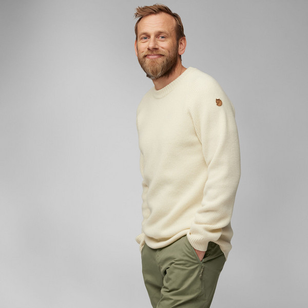 Fjällräven ÖVIK RIB SWEATER M Herren - Wollpullover Ansicht 8