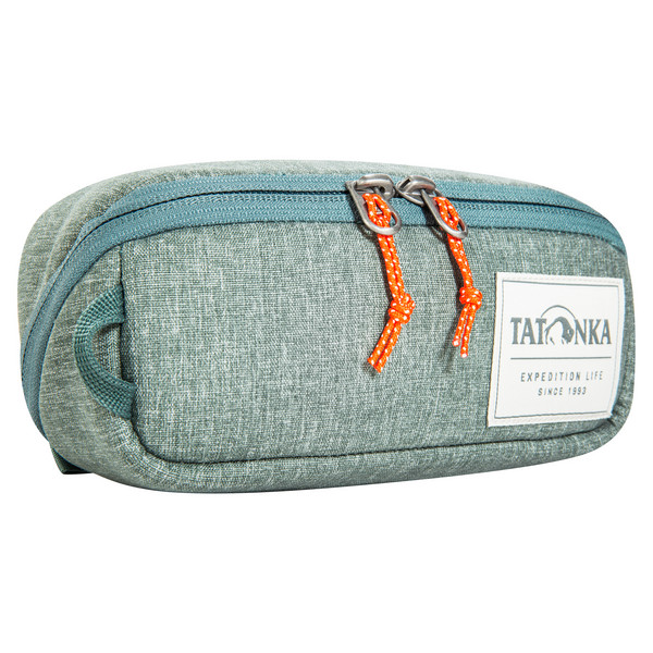 SQUARE ZIP POUCH S - Kulturtasche-SAGE GREEN