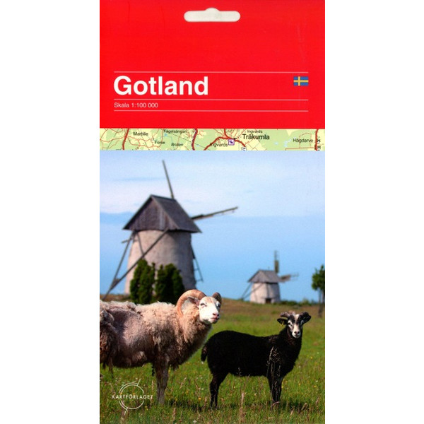 GOTLAND - Straßenkarte