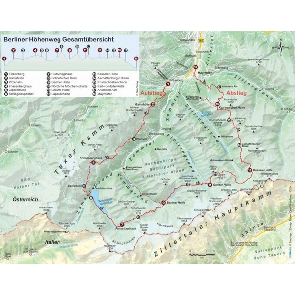 ÖSTERREICH: BERLINER HÖHENWEG - Wanderführer Ansicht 3