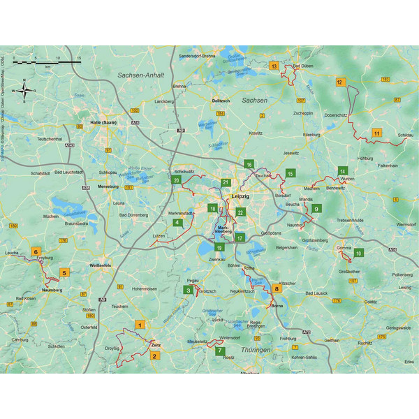 LEIPZIG UND UMGEBUNG - Wanderführer Ansicht 3