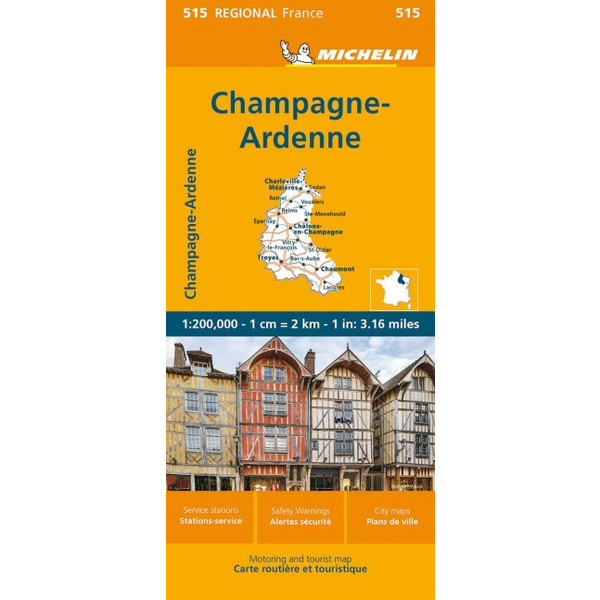 MICHELIN CHAMPAGNE ARDENNEN - Straßenkarte