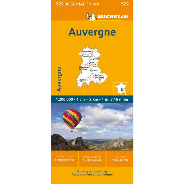 MICHELIN AUVERGNE-LIMOUSIN - Straßenkarte
