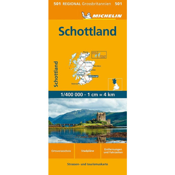 MICHELIN SCHOTTLAND - Straßenkarte
