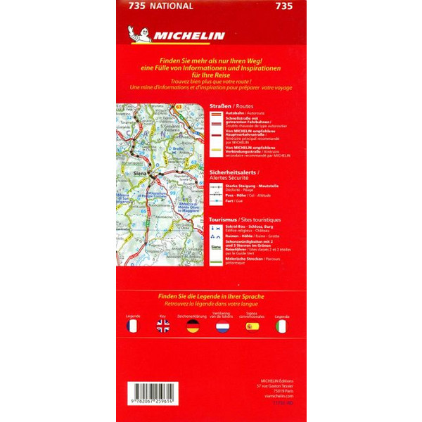 MICHELIN ITALIEN - Straßenkarte Ansicht 2
