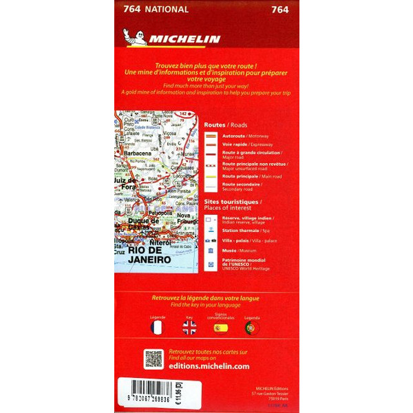 MICHELIN BRASILIEN - Straßenkarte Ansicht 2