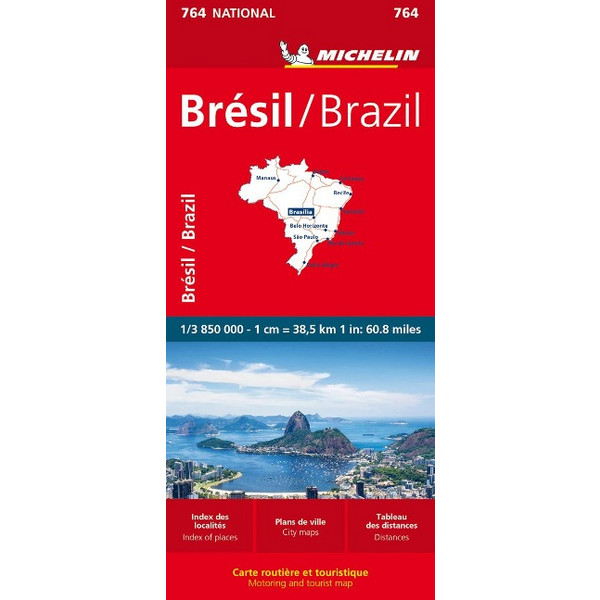 MICHELIN BRASILIEN - Straßenkarte Ansicht 1