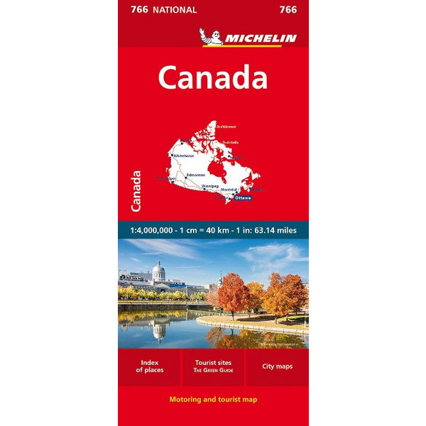 MICHELIN KANADA - Straßenkarte Ansicht 1