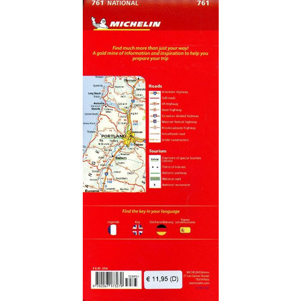 MICHELIN USA - Straßenkarte Ansicht 2