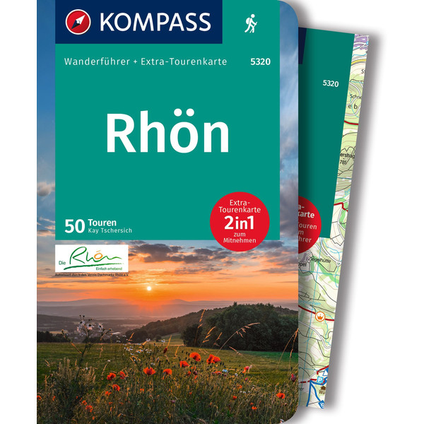 KOMPASS WANDERFÜHRER RHÖN, 50 TOUREN Ansicht 1