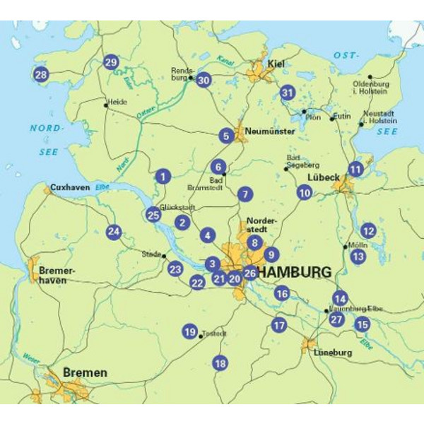HAMBURG UND UMLAND RADLANDLUST, 31 LIEBLINGS-RADTOUREN Ansicht 2