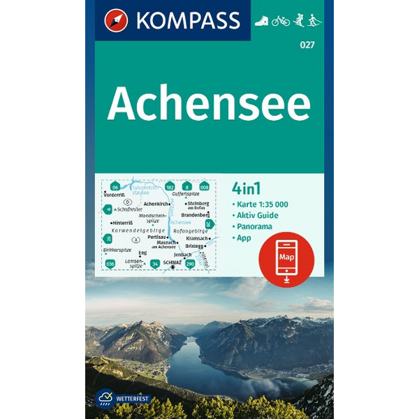 KOMPASS WANDERKARTE 027 ACHENSEE 1:35.000 Ansicht 1