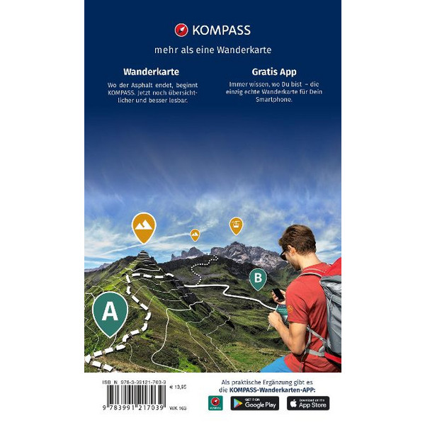 KOMPASS WANDERKARTEN-SET 163 NÜRNBERG UND UMGEBUNG Ansicht 2