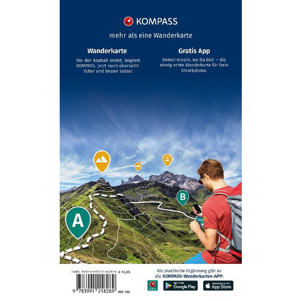 KOMPASS WANDERKARTEN-SET 186 OBERPFÄLZER WALD (2 KARTEN) Ansicht 2