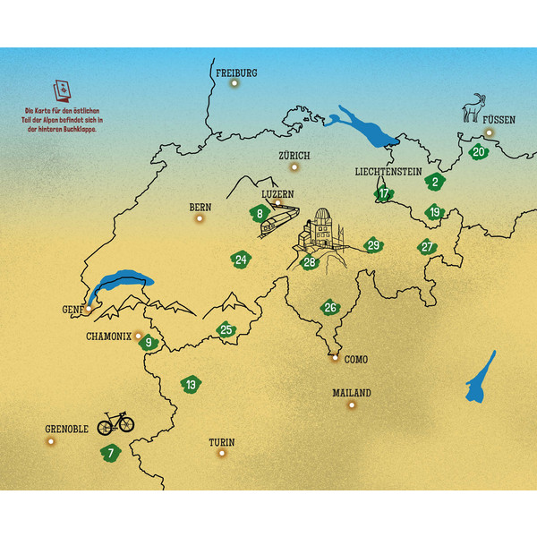30 WANDERUNGEN IN DEN ALPEN, DIE MAN EINMAL IM LEBEN GEMACHT - Wanderführer Ansicht 2