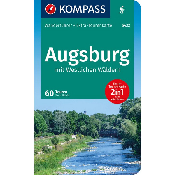 KOMPASS WANDERFÜHRER AUGSBURG MIT WESTLICHEN WÄLDERN Ansicht 1