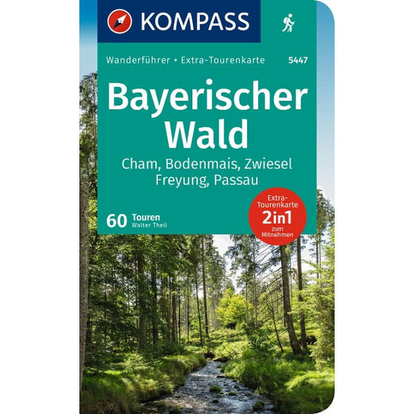 KOMPASS WANDERFÜHRER BAYERISCHER WALD, CHAM, BODENMAIS Ansicht 1
