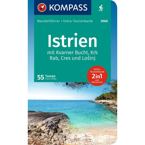 KOMPASS WANDERFÜHRER ISTRIEN MIT KVARNER-BUCHT Ansicht 1