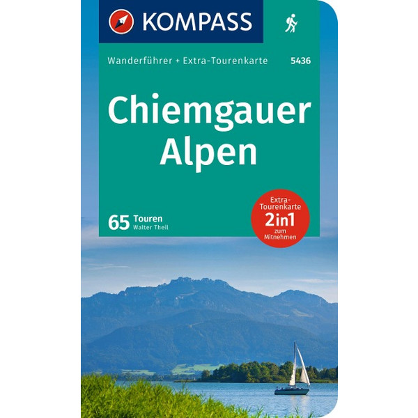 KOMPASS WANDERFÜHRER CHIEMGAUER ALPEN, 65 TOUREN Ansicht 1