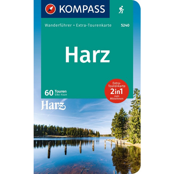 KOMPASS WANDERFÜHRER HARZ, 60 TOUREN Ansicht 1