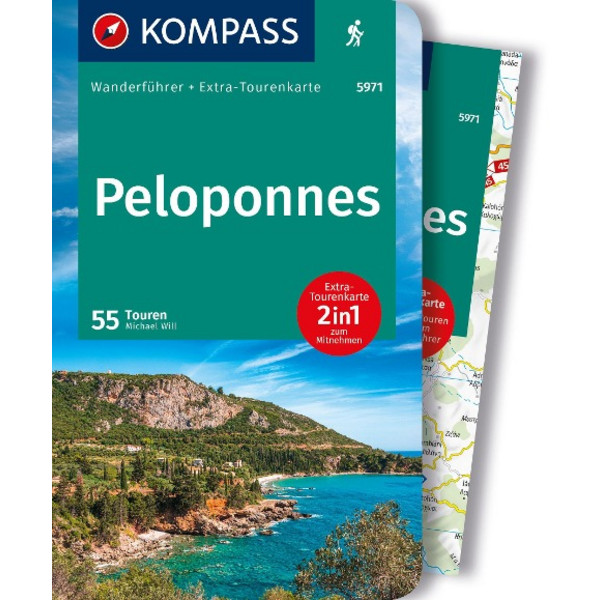 WANDERFÜHRER PELOPONNES, 55 TOUREN