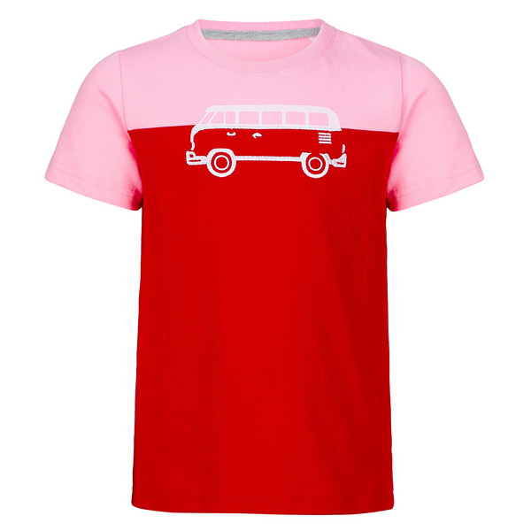 ABFAHRT Kinder - T-Shirt-NIGHTRED-ROSE