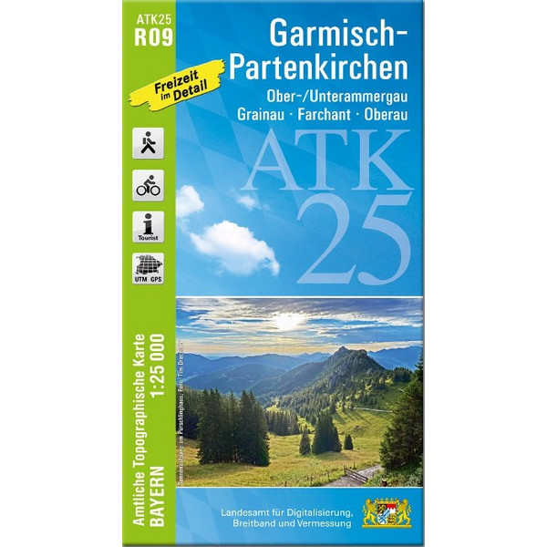 ATK25-R09 GARMISCH-PARTENKIRCHEN - Wanderkarte Ansicht 1
