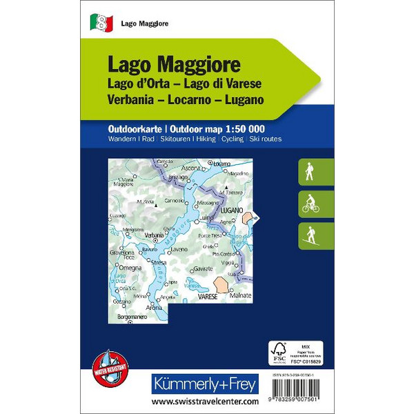 LAGO MAGGIORE NR. 08 OUTDOORKARTE ITALIEN 1:50 000 - Karte Ansicht 2