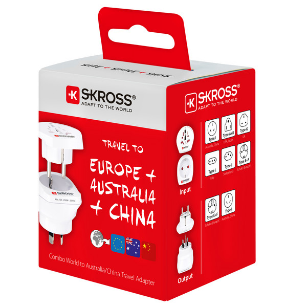Skross COMBO WORLD EU + AUS - Reisestecker Ansicht 4