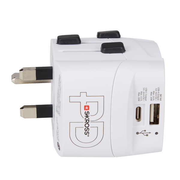 Skross PRO LIGHT USB AC30PD WORLD - Reisestecker Ansicht 4