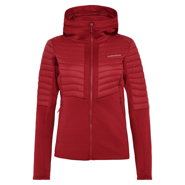 ANNEMA FULL-ZIP Damen - Fleecejacke-SPRING RED