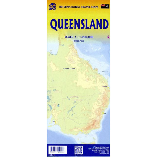 QUEENSLAND 1:900 000 - Straßenkarte Ansicht 2