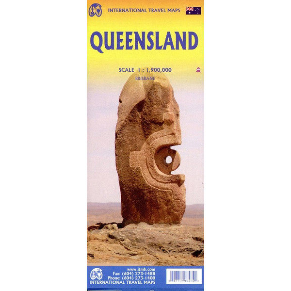 QUEENSLAND 1:900 000 - Straßenkarte