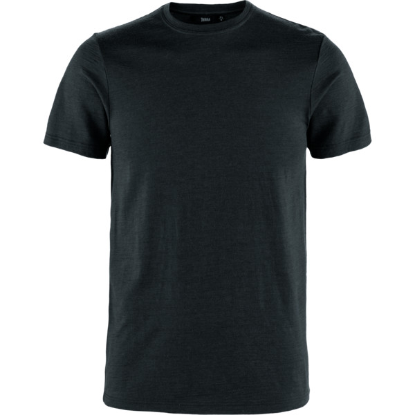 WOOL TEE M Herren - T-Shirt-BLACK