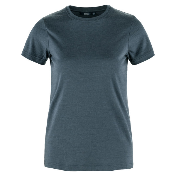WOOL TEE W Damen - T-Shirt-DENIM BLUE
