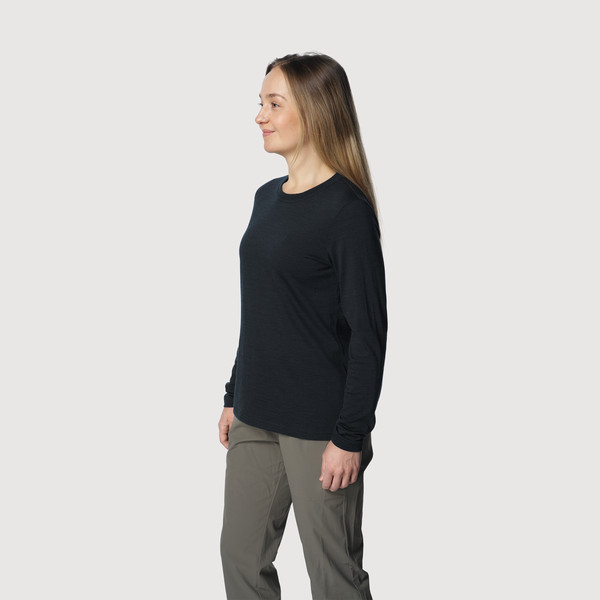 Tierra WOOL TEE LONG SLEEVE W Damen - Langarmshirt Ansicht 5